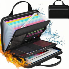 Load image into Gallery viewer, Large Capacity A4 Fireproof File Folder with Handle
