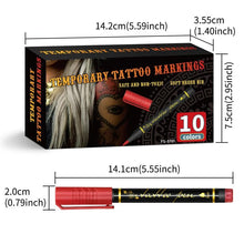 Load image into Gallery viewer, Midlertidige Tattoo Markers Sett