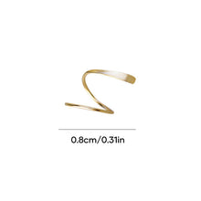 Load image into Gallery viewer, Spiral Hoop Twist Earrings