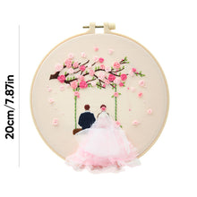 Load image into Gallery viewer, Handmade DIY Embroidery Love Friendship Wall Art