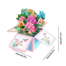 Load image into Gallery viewer, Morsdagssalg 3D Pop up blomsterbukettkort