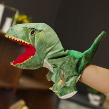 Load image into Gallery viewer, Plush dinosaurhånddukker