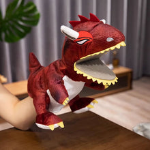 Load image into Gallery viewer, Plush dinosaurhånddukker