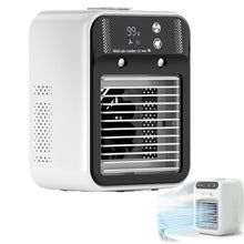 Load image into Gallery viewer, Portable 3-In-1 Cooling Fan with 2-Speed Mist