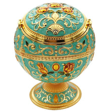Load image into Gallery viewer, Vintage Portable Cigar Ashtray with Lid