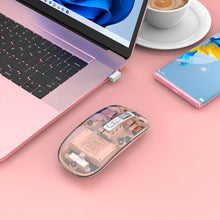 Load image into Gallery viewer, Wireless Bluetooth Transparent Mouse
