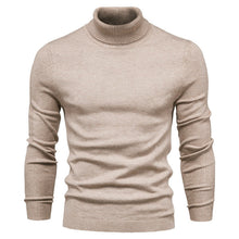 Load image into Gallery viewer, Men's Casual Solid Color Turtleneck Sweater