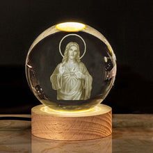Load image into Gallery viewer, Jesus Glowing Crystal Ball