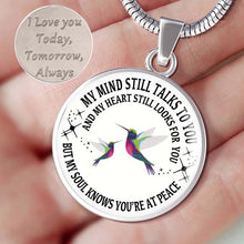 Load image into Gallery viewer, Hummingbird Memorial Necklace