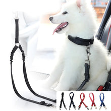 Load image into Gallery viewer, Adjustable Elastic Dog Seat Belt