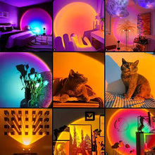 Load image into Gallery viewer, RGB solnedgangsprojeksjonslampe