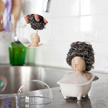 Load image into Gallery viewer, Soap Opera Dish Scrubber Holder