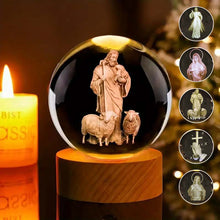 Load image into Gallery viewer, Jesus Glowing Crystal Ball
