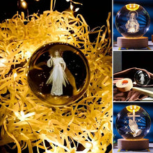 Load image into Gallery viewer, Jesus Glowing Crystal Ball