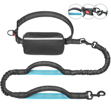 Load image into Gallery viewer, Hands Free Dog Leash With Zipper Pouch
