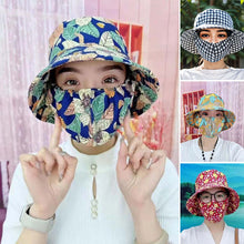 Load image into Gallery viewer, Sun Protection Mask Hat