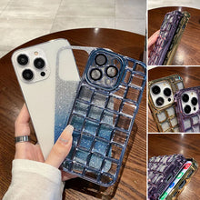 Load image into Gallery viewer, All-inclusive Glitter Gradient Rhombus Phone Case
