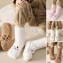 Load image into Gallery viewer, Little Bear Ultra-thick Cozy Slipper Home Socks