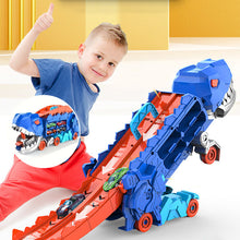 Load image into Gallery viewer, Transport Dinosaur Truck with Foldable Sliding