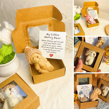 Load image into Gallery viewer, Handmade Mini Plush Teddy Bear in Box