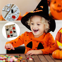 Load image into Gallery viewer, Wooden Halloween Tic Tac Toe Board Boo