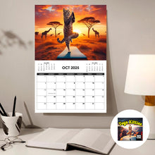Load image into Gallery viewer, Yoga Kitten 2025 Wall Calendar