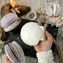 Load image into Gallery viewer, Abalone Shell/Lion’s Paw Shell/Scallop Shell Journal