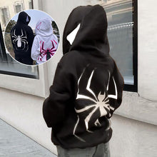 Load image into Gallery viewer, Spider Punk Zip Up Hoodie