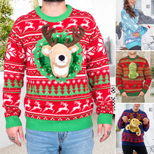 Load image into Gallery viewer, 3D Christmas Sweater