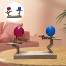 Load image into Gallery viewer, Wooden Fencing Puppets