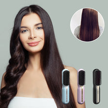 Load image into Gallery viewer, Cordless Hair Straightener Brush