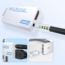 Load image into Gallery viewer, Wii to HDMI Converter Adapter