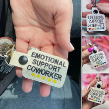 Load image into Gallery viewer, Emotional Support Coworker Keychain