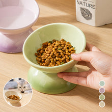 Load image into Gallery viewer, Ceramic Elevated Pet Food Bowls