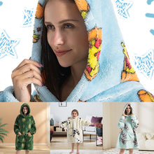 Load image into Gallery viewer, Flannel Hoodie Blanket