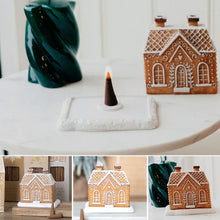 Load image into Gallery viewer, Gingerbread House Incense Burner