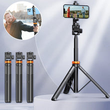 Load image into Gallery viewer, Selfie Stick-stativ med Bluetooth-fjernkontroll