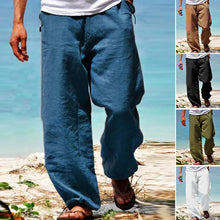 Load image into Gallery viewer, Mens Summer Beach Loose Pants