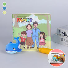 Load image into Gallery viewer, Water Painting Color Changing Cloth Book