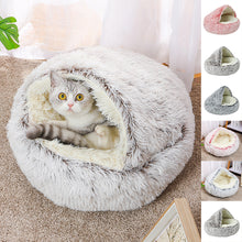 Load image into Gallery viewer, Plush Bed For Dogs &amp; Cats