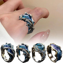 Load image into Gallery viewer, The Heartbeat of The Sea, Ocean Wave Ring