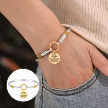 Load image into Gallery viewer, To My Bonus Daughter Two-Tone Bracelet
