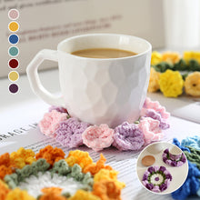 Load image into Gallery viewer, Hand Knit Crochet Suzuran Flower Coaster