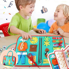 Load image into Gallery viewer, Toddler Felt Busy Board Montessori Toys