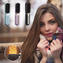 Load image into Gallery viewer, Cordless Hair Straightener Brush