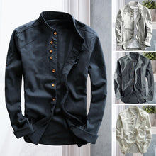 Load image into Gallery viewer, Men's Casual Linen Shirt