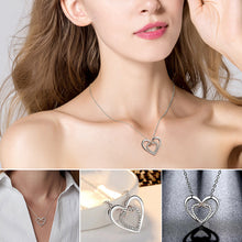 Load image into Gallery viewer, Two hearts Infinity Necklace