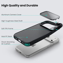 Load image into Gallery viewer, Shockproof Phone Case with Upgraded Camera Protection and Adjustable Kickstand