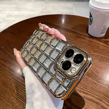 Load image into Gallery viewer, All-inclusive Glitter Gradient Rhombus Phone Case