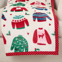 Load image into Gallery viewer, Flannel Decorative Throw Blanket